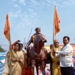 विधायक उत्तरी जांगड़े ने अमेठी मे किया छत्रपति शिवाजी महाराज की प्रतिमा का भव्य अनावरण..