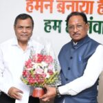 समाज रत्न लखन दास वैष्णव ने की मुख्यमंत्री विष्णु देव सांय से मुलाकात..वैष्णव समाज के हितों पर की चर्चा..